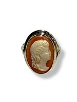 Ring Mandile 1922 Woman Cammei  in Silver Conchiglia 2ANCM9 - 2ANCM9